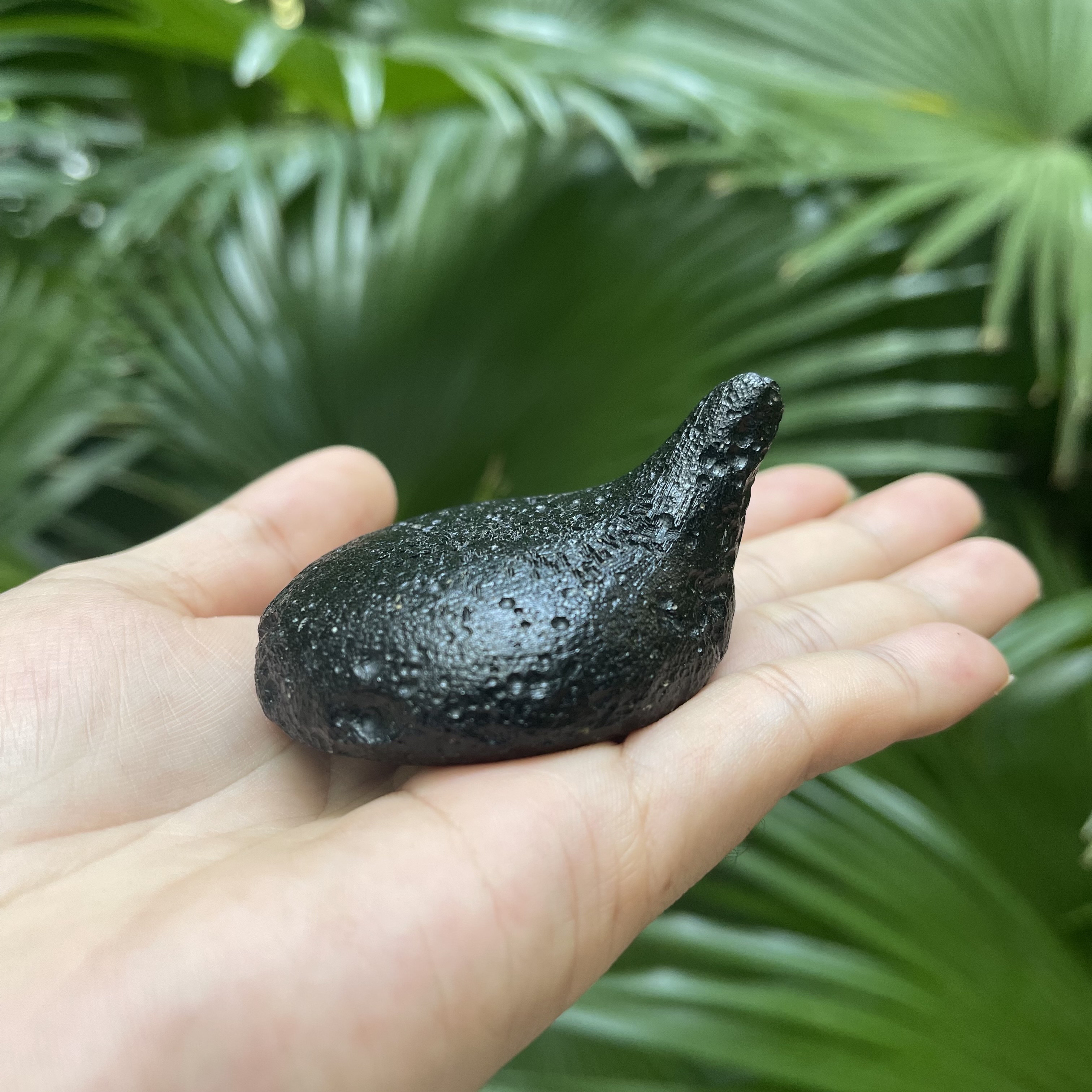 脑洞大开的象形便便玻璃陨石雷公墨